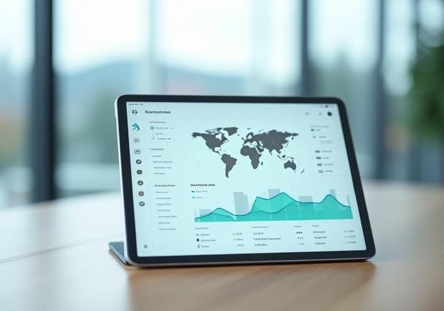 Aviant Pay Dashboard auf einem Tablet